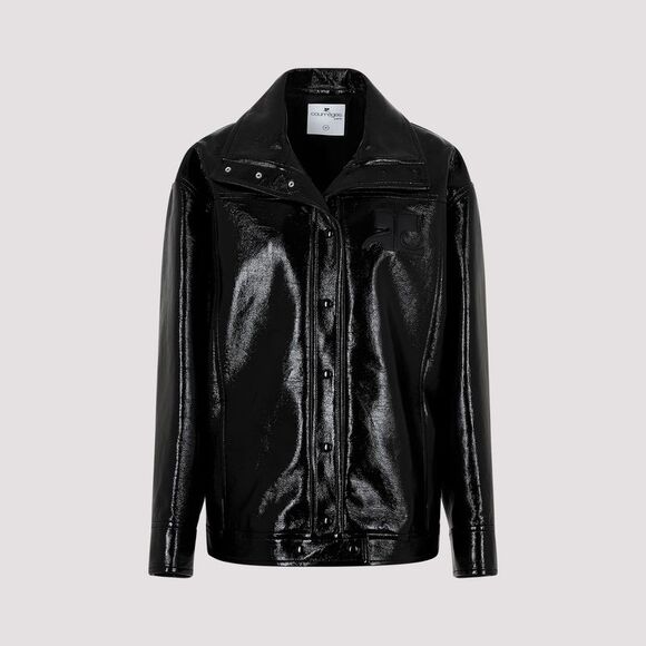 Iconic Oversized Vinyl Jacket - Picture 2 of 4